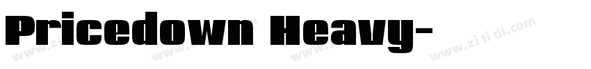 Pricedown Heavy字体转换